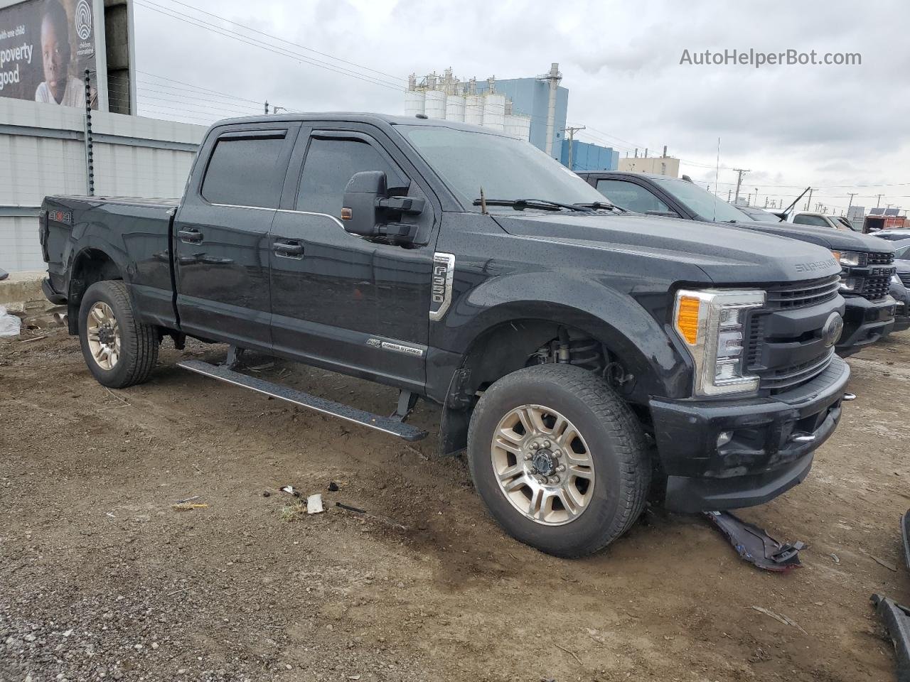 2017 Ford F350 Super Duty Черный vin: 1FT8W3BT9HEE83108