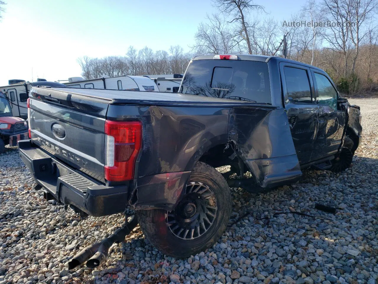 2017 Ford F350 Super Duty Gray vin: 1FT8W3BT9HEF41508