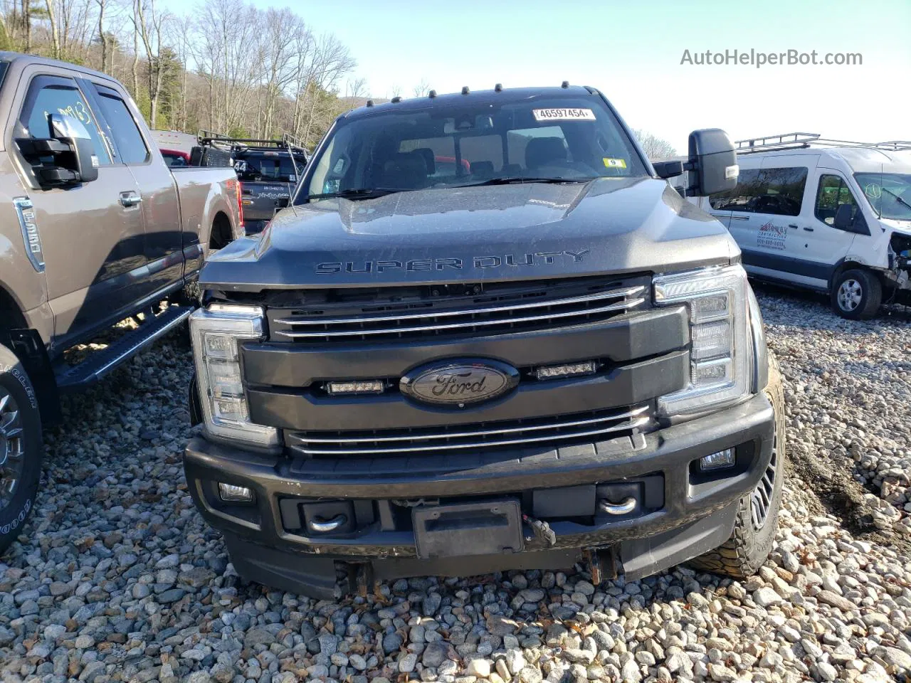 2017 Ford F350 Super Duty Gray vin: 1FT8W3BT9HEF41508