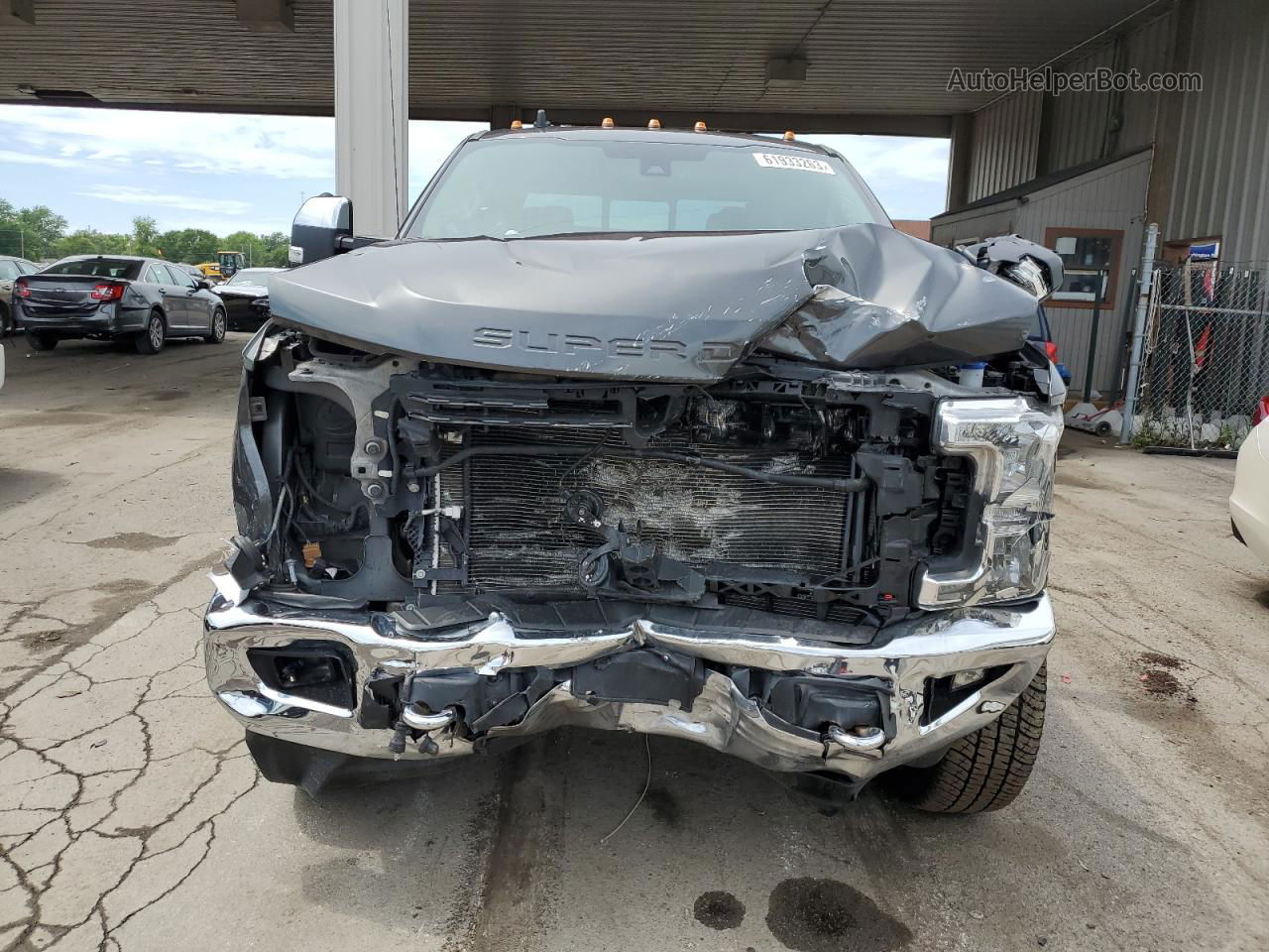 2019 Ford F350 Super Duty Gray vin: 1FT8W3BT9KEC04988