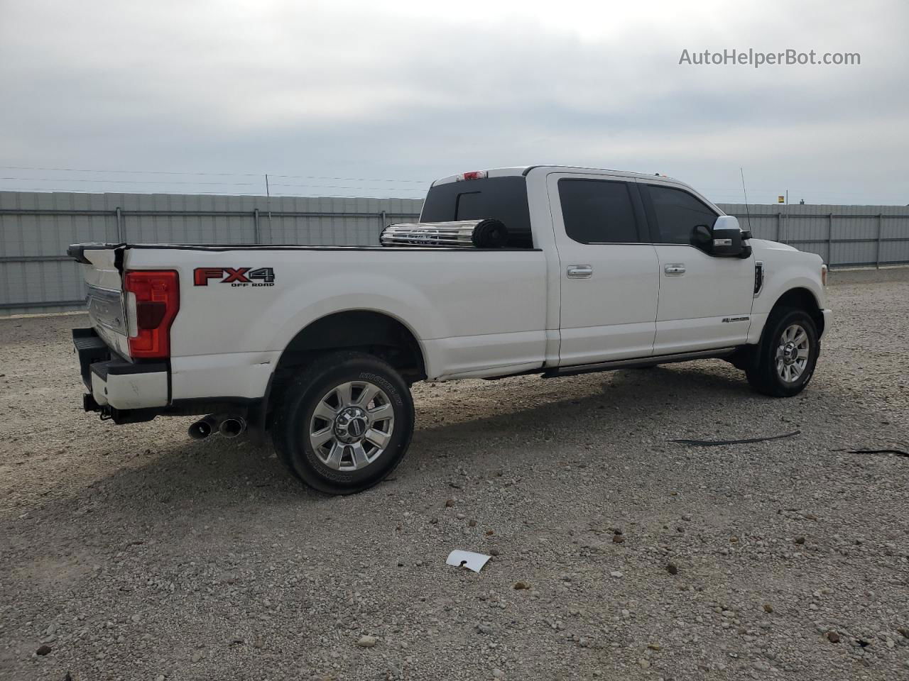 2019 Ford F350 Super Duty White vin: 1FT8W3BT9KEC06580