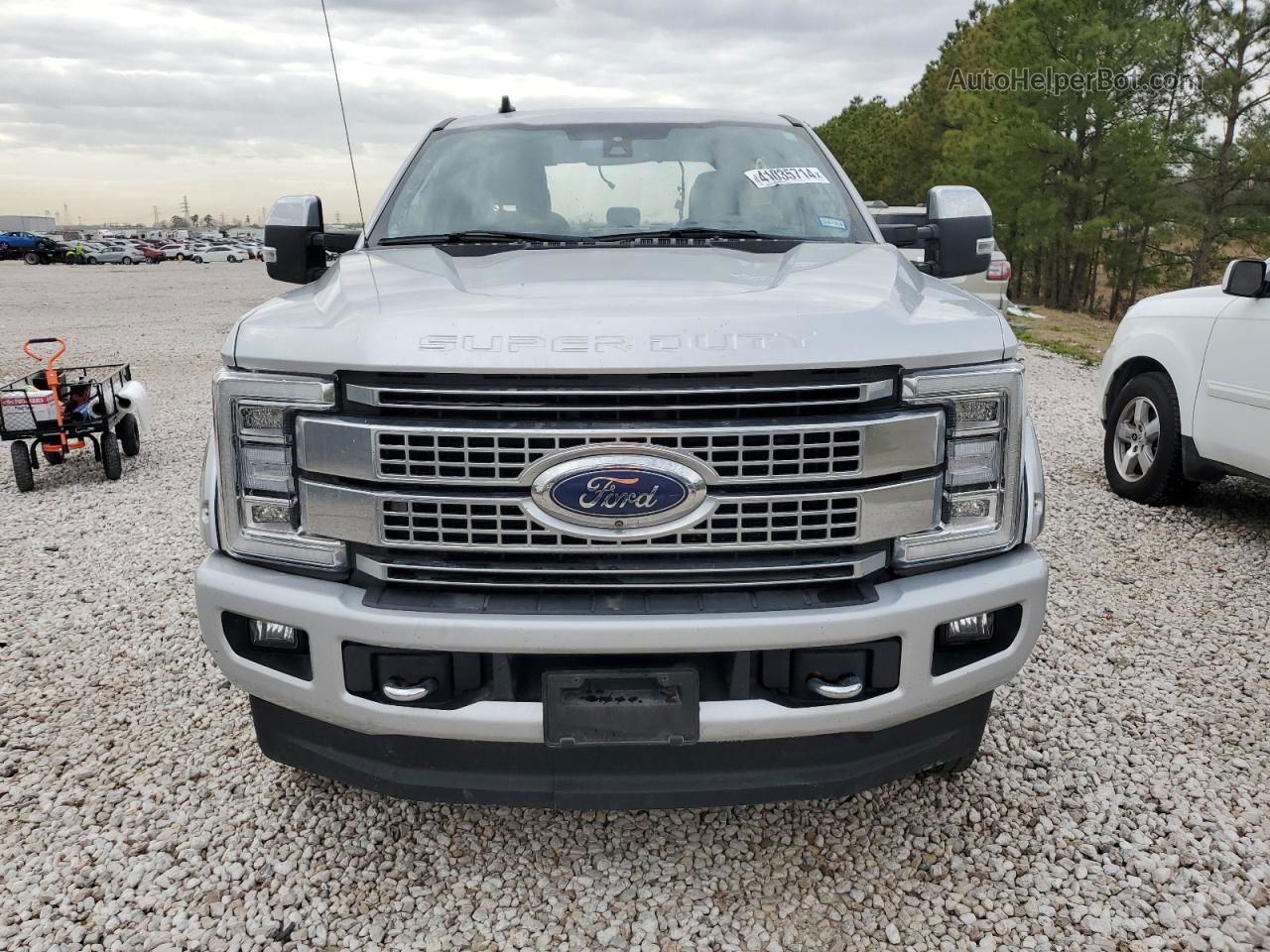 2019 Ford F350 Super Duty Silver vin: 1FT8W3BT9KEE01420