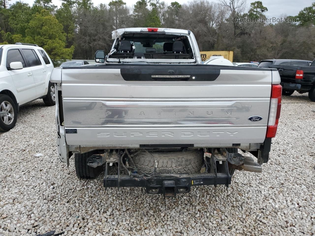 2019 Ford F350 Super Duty Silver vin: 1FT8W3BT9KEE01420