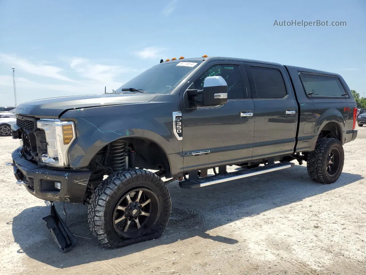 2019 Ford F350 Super Duty Gray vin: 1FT8W3BT9KEE19108