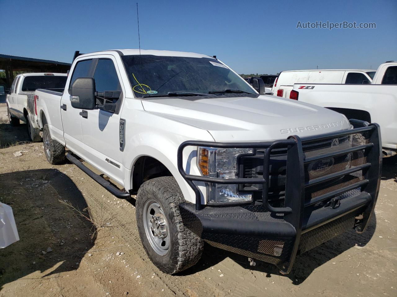 2019 Ford F350 Super Duty White vin: 1FT8W3BT9KEE26480