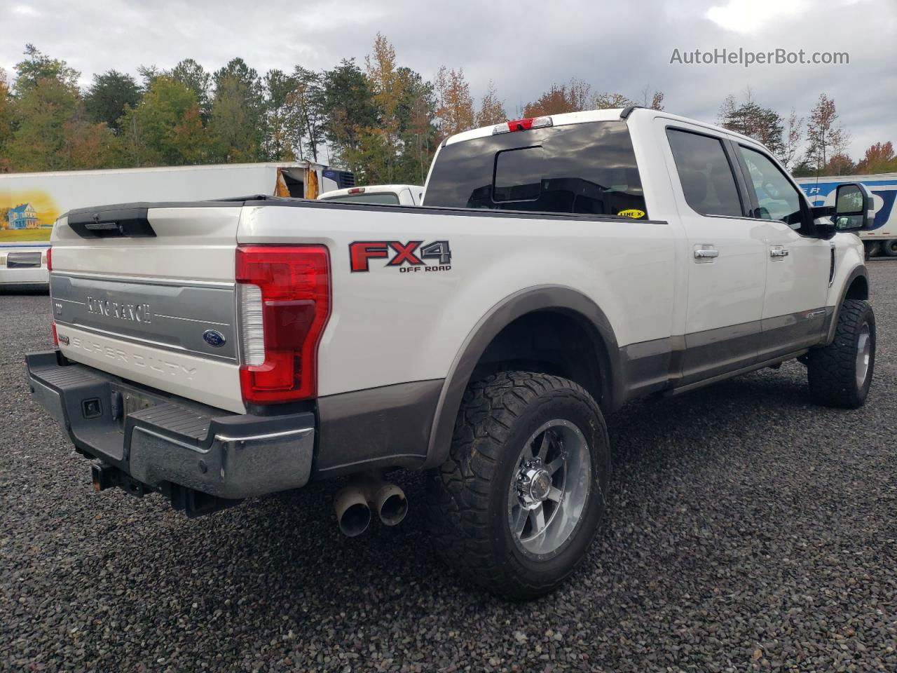 2019 Ford F350 Super Duty White vin: 1FT8W3BT9KEF10315