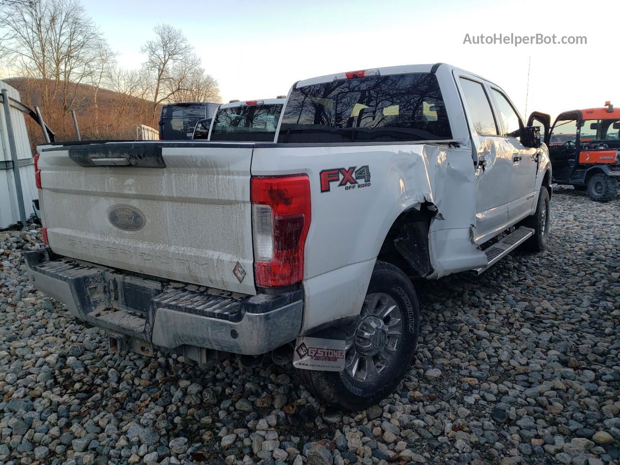 2019 Ford F350 Super Duty White vin: 1FT8W3BT9KEF31066