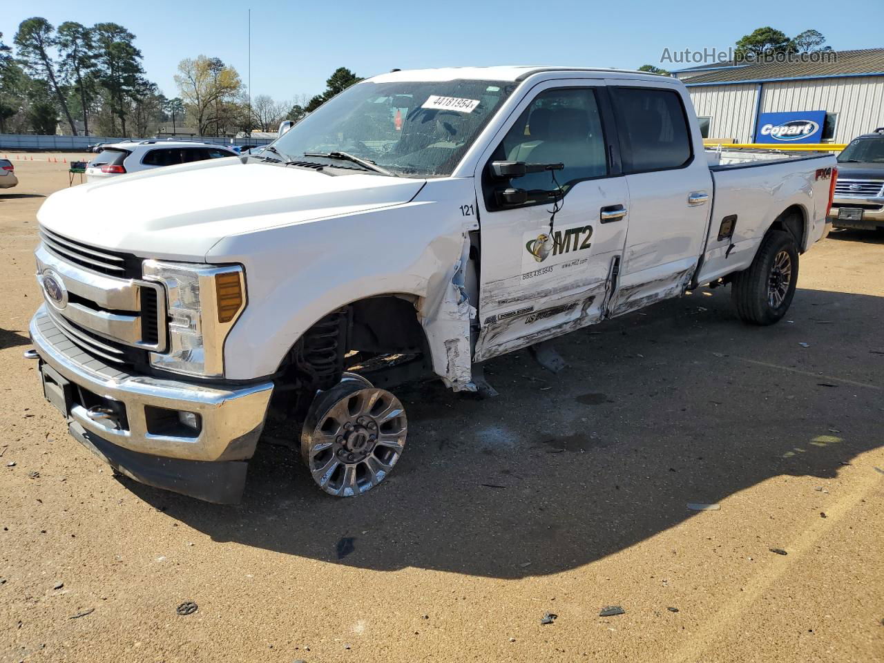 2019 Ford F350 Super Duty White vin: 1FT8W3BT9KEG73952