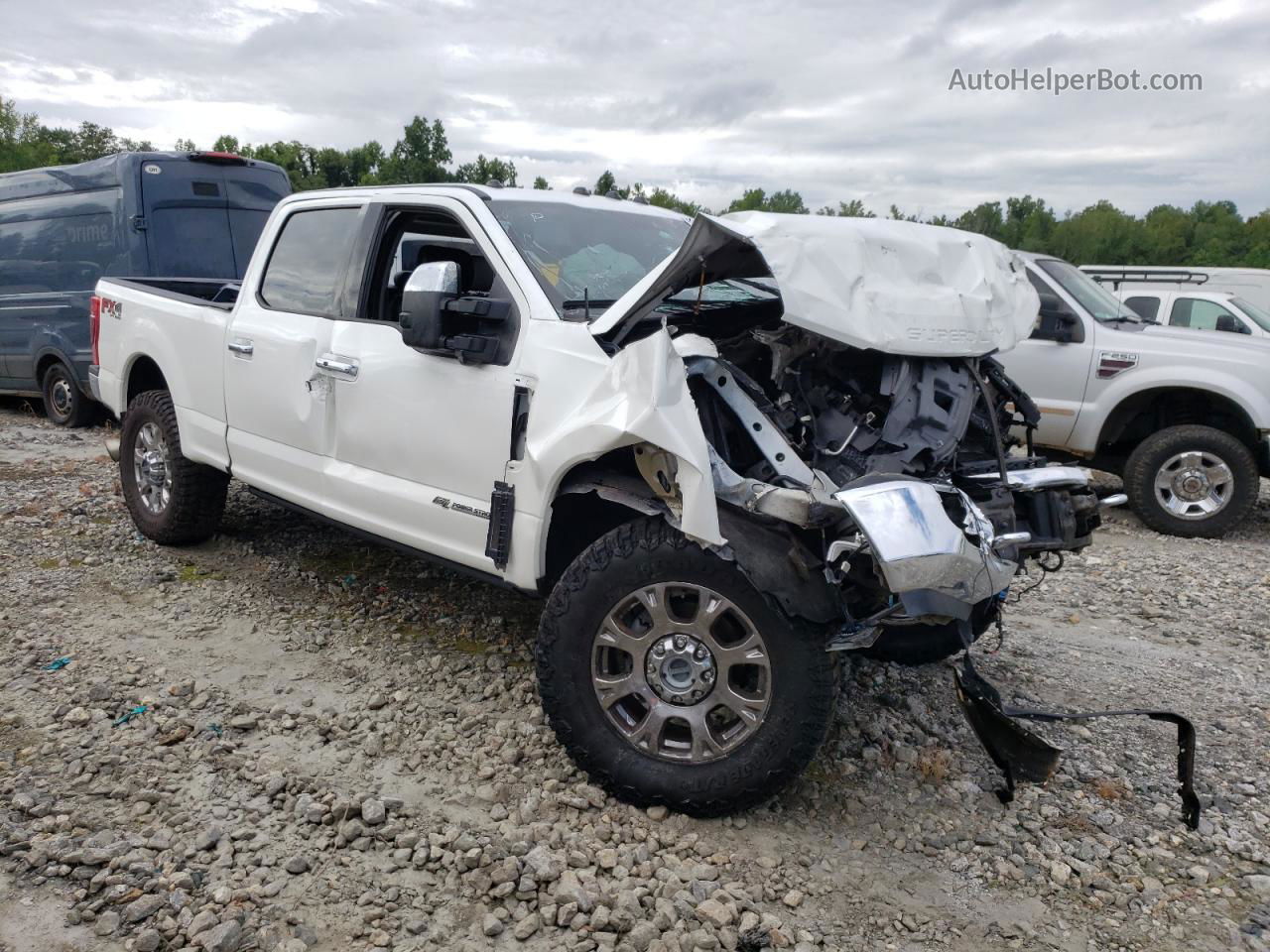 2020 Ford F350 Super Duty White vin: 1FT8W3BT9LEC08976