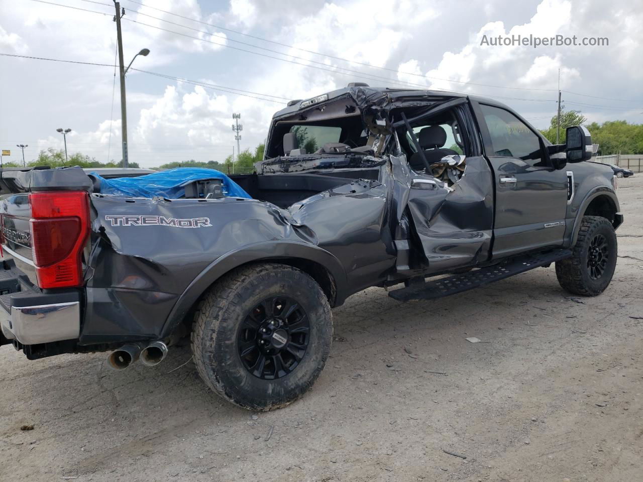 2020 Ford F350 Super Duty Gray vin: 1FT8W3BT9LEE68679