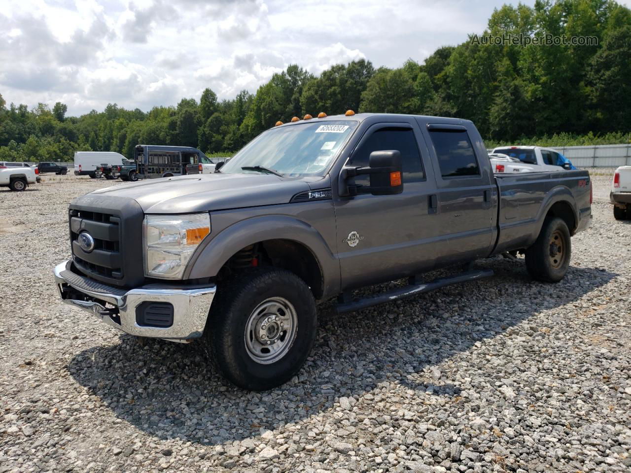 2014 Ford F350 Super Duty Gray vin: 1FT8W3BTXEEB28427