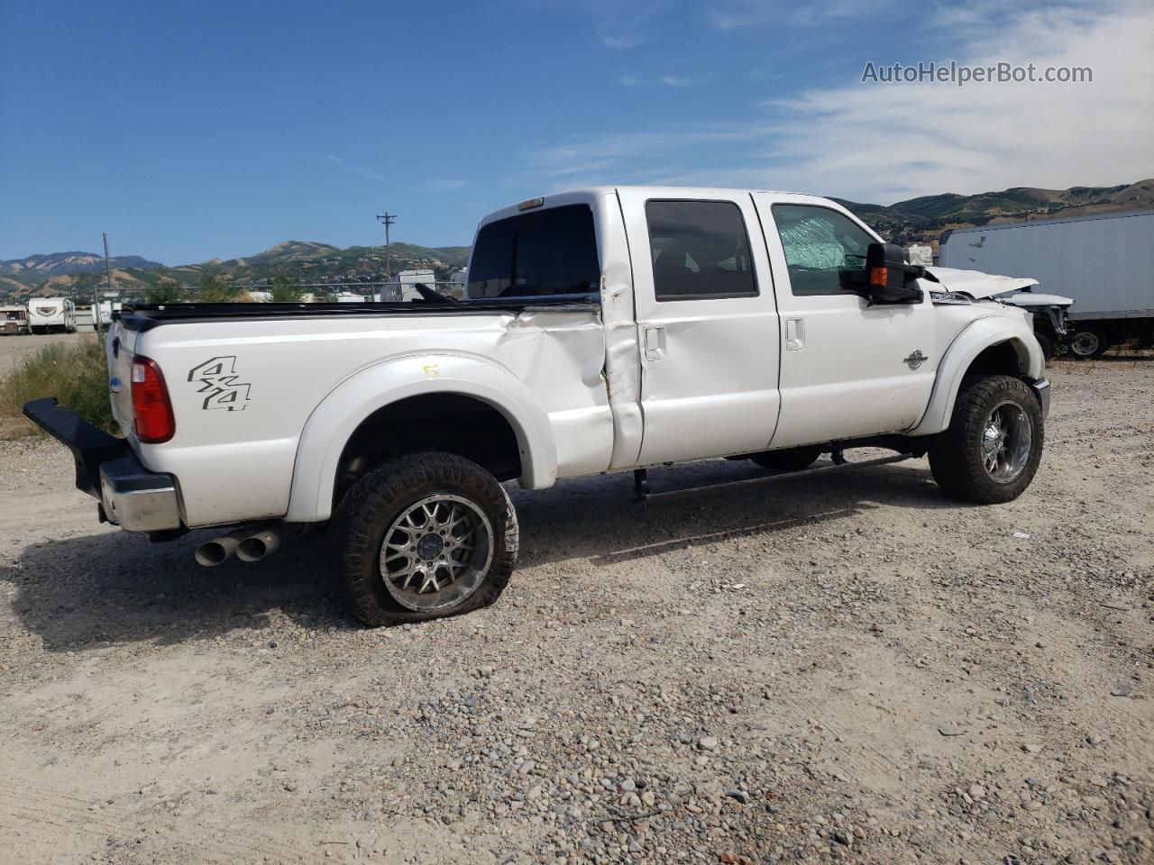 2016 Ford F350 Super Duty White vin: 1FT8W3BTXGEA65042