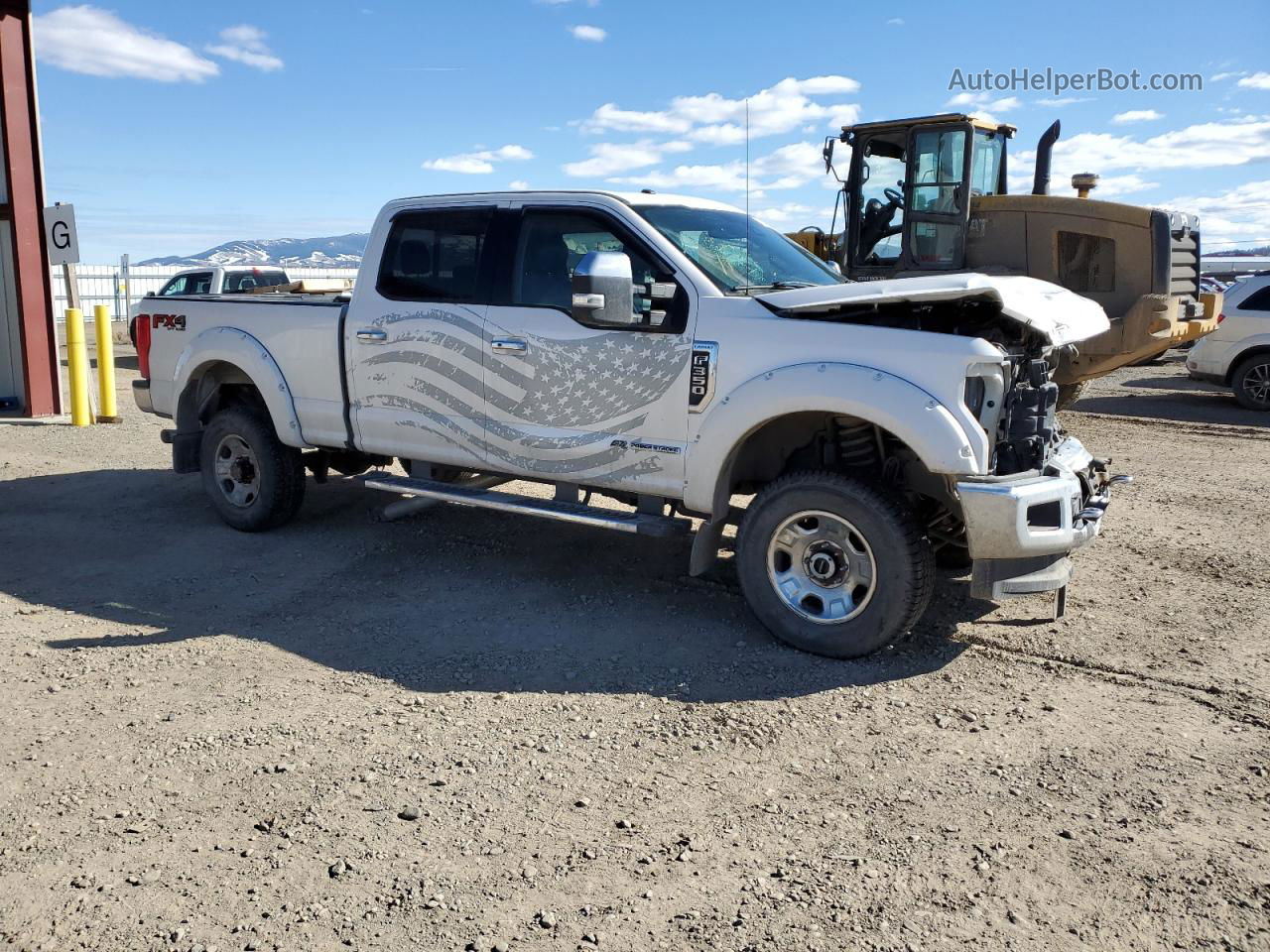 2017 Ford F350 Super Duty White vin: 1FT8W3BTXHEC12266