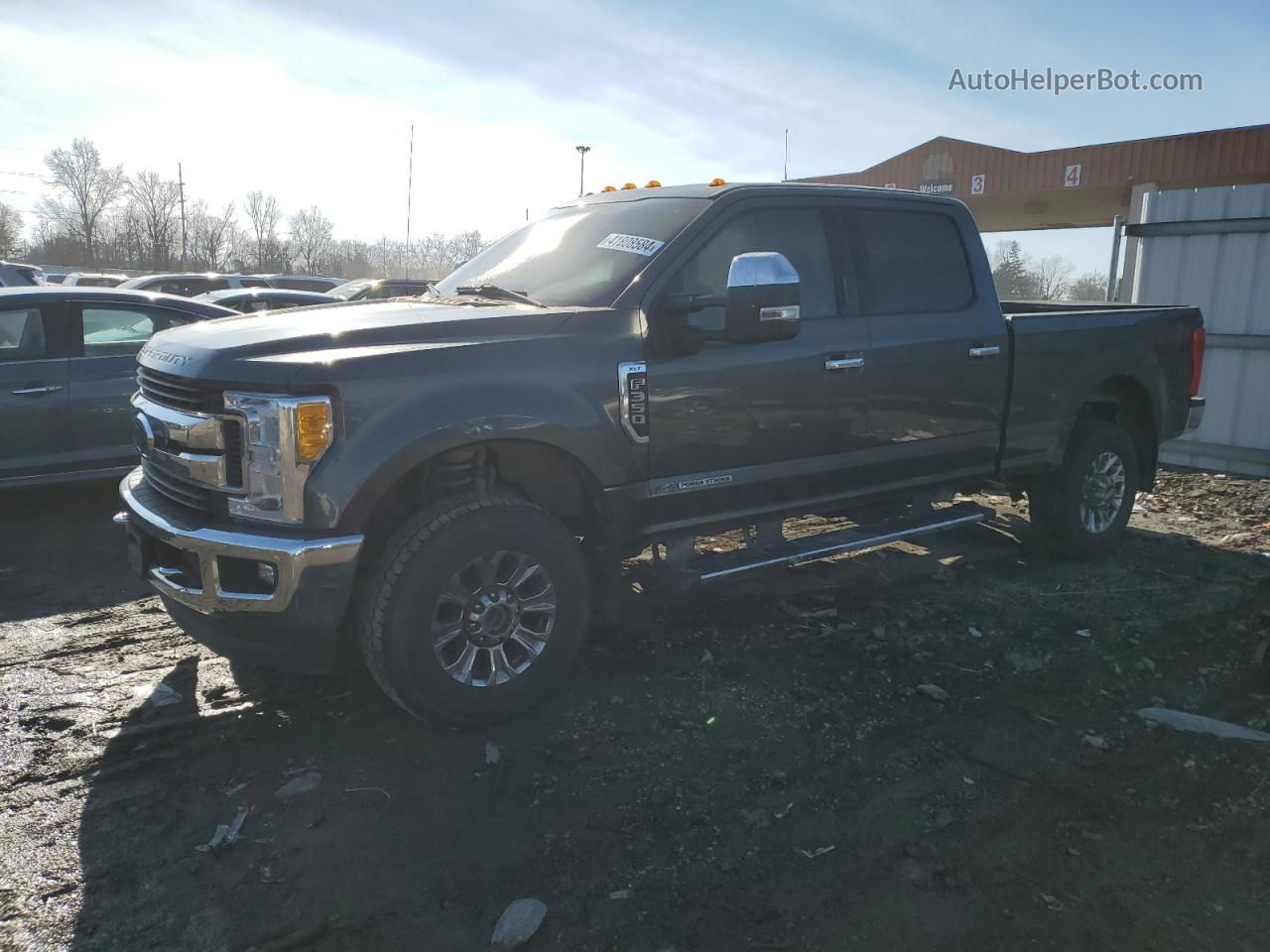 2017 Ford F350 Super Duty Серый vin: 1FT8W3BTXHEC40133