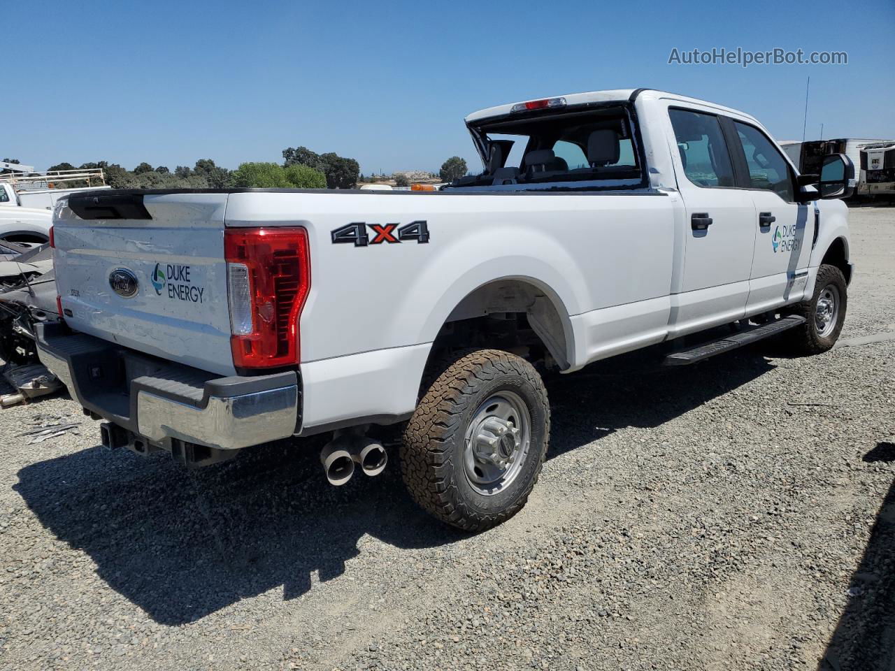 2019 Ford F350 Super Duty White vin: 1FT8W3BTXKEF87257