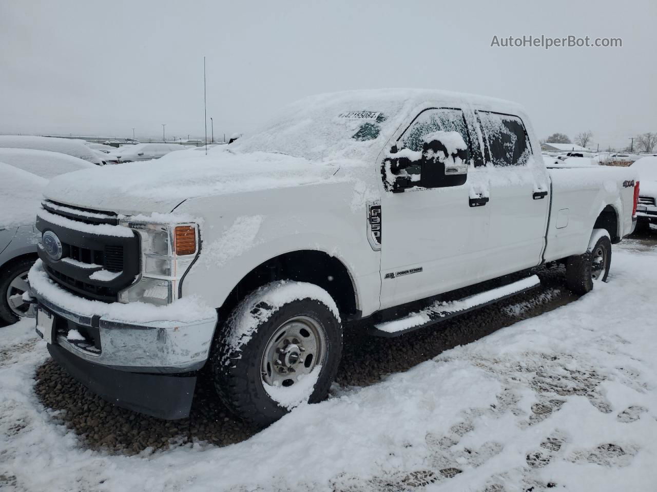 2020 Ford F350 Super Duty White vin: 1FT8W3BTXLEE18857