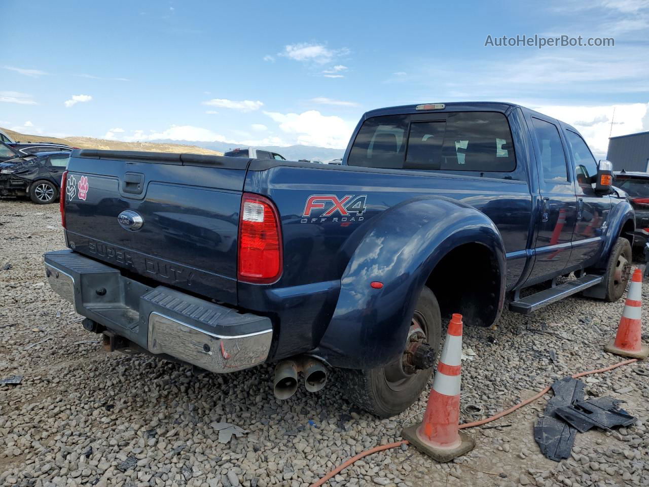 2016 Ford F350 Super Duty Синий vin: 1FT8W3DT0GEC67451