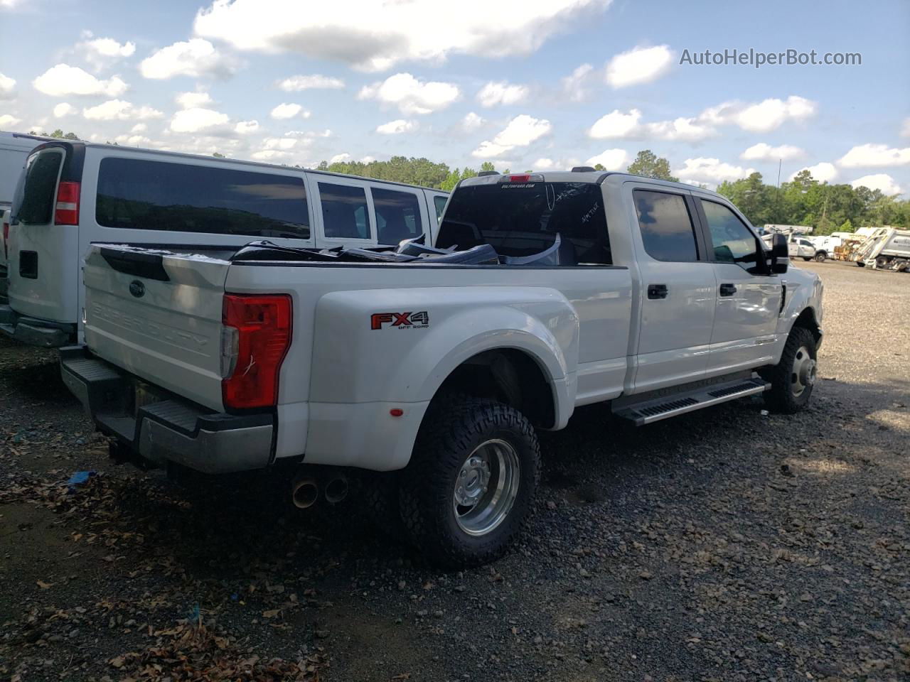 2020 Ford F350 Super Duty White vin: 1FT8W3DT1LEE15696