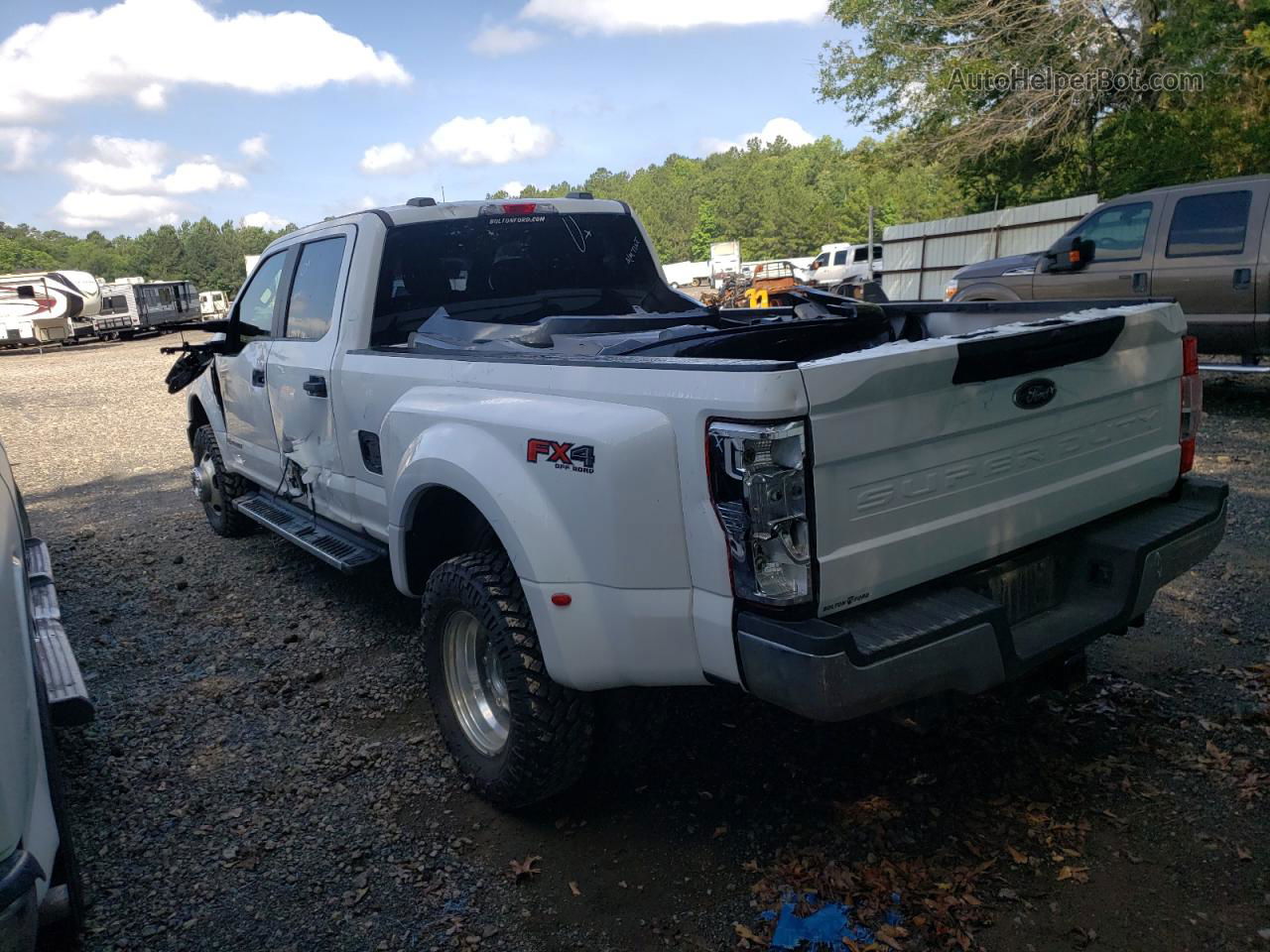 2020 Ford F350 Super Duty White vin: 1FT8W3DT1LEE15696