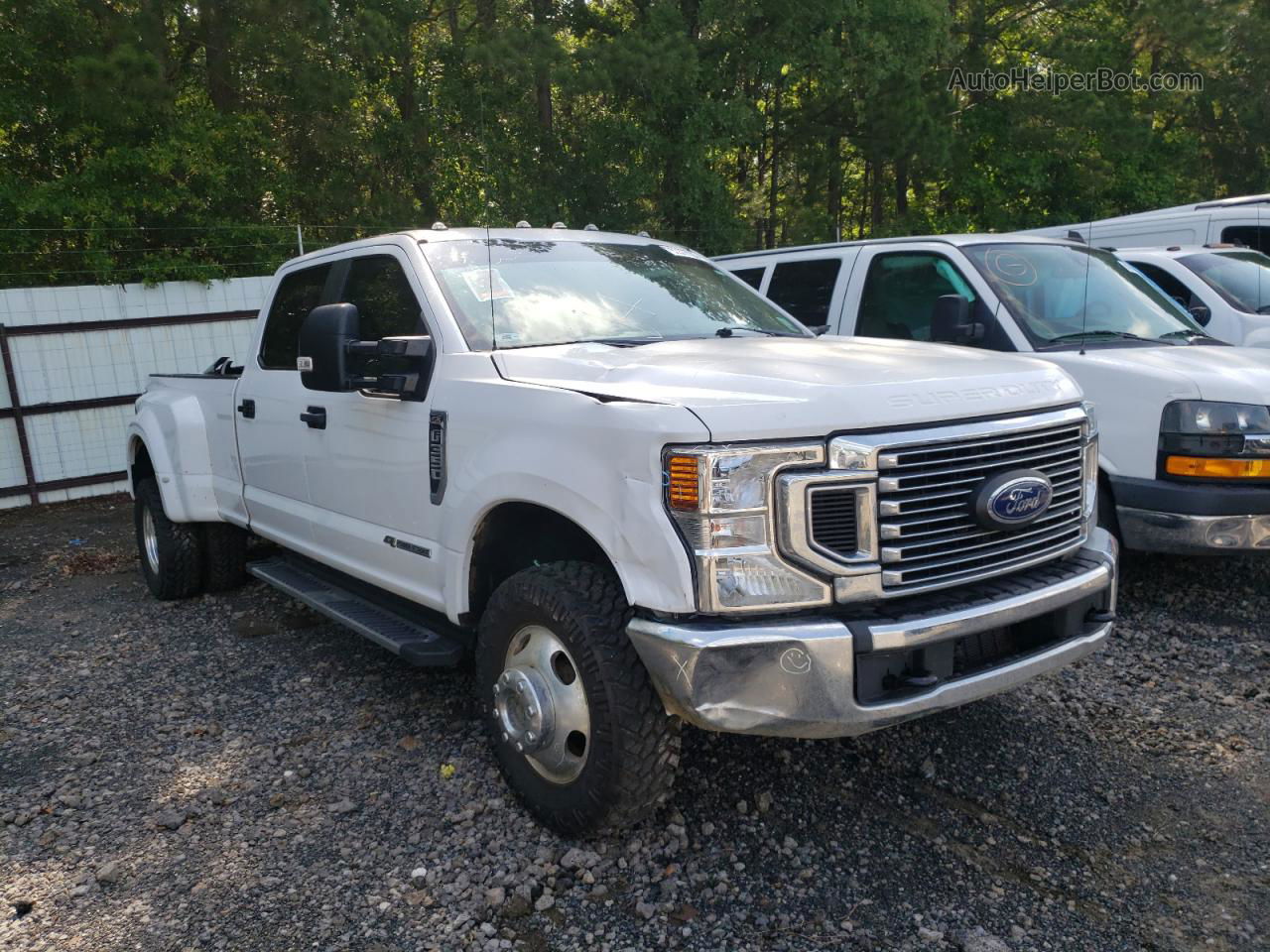 2020 Ford F350 Super Duty Белый vin: 1FT8W3DT1LEE15696