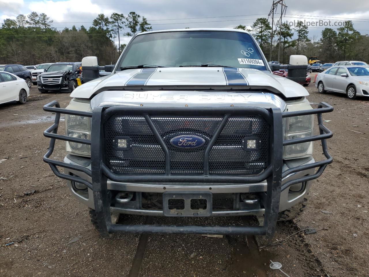 2014 Ford F350 Super Duty White vin: 1FT8W3DT2EEA02141