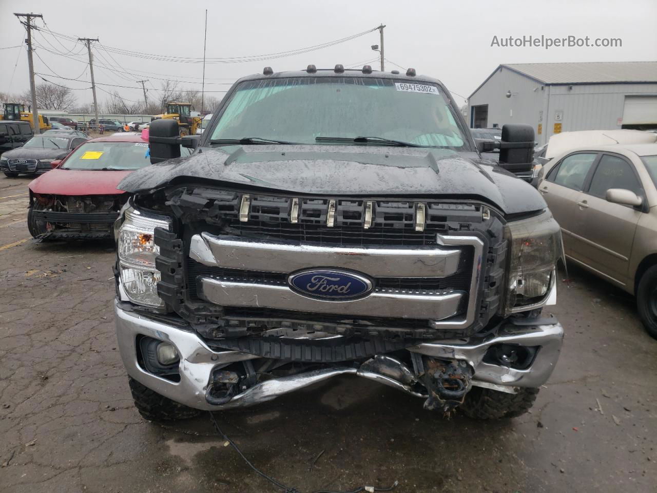 2014 Ford F350 Super Duty Black vin: 1FT8W3DT2EEB33537