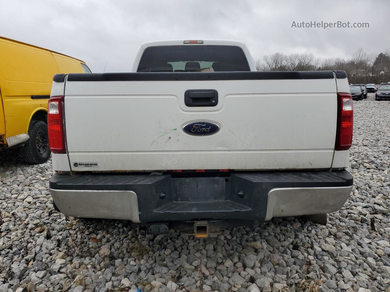 2014 Ford F350 Super Duty White vin: 1FT8W3DT2EEB71219