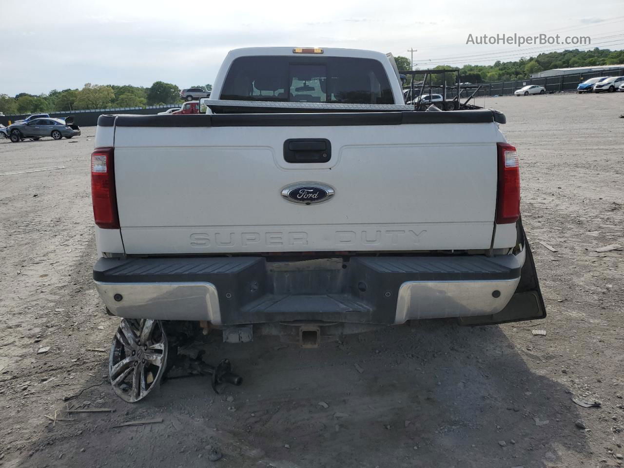 2016 Ford F350 Super Duty White vin: 1FT8W3DT2GEB57470