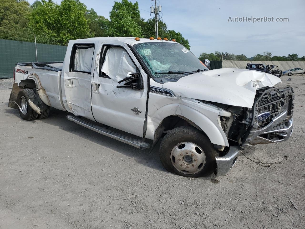 2016 Ford F350 Super Duty White vin: 1FT8W3DT2GEB57470