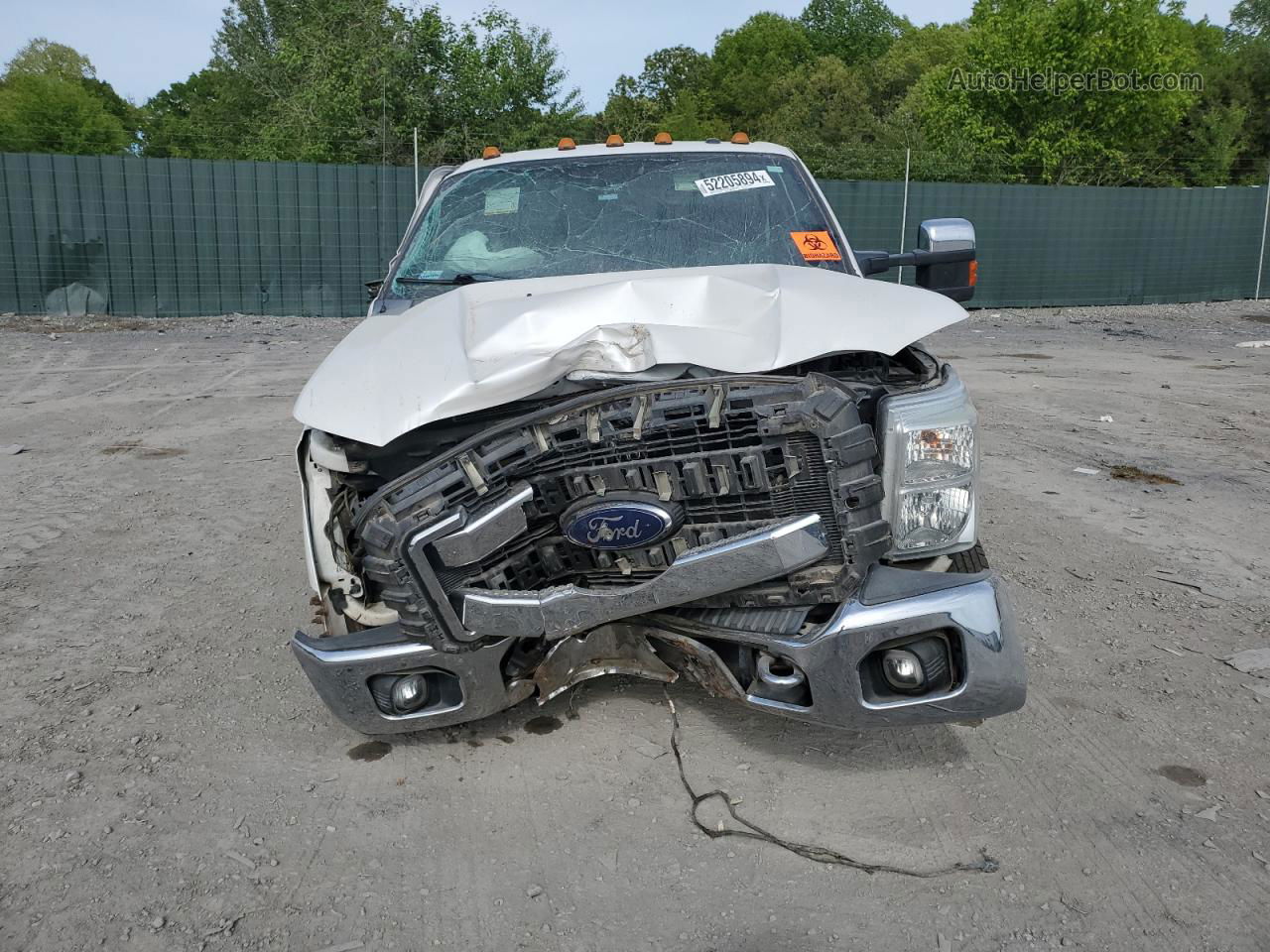 2016 Ford F350 Super Duty White vin: 1FT8W3DT2GEB57470