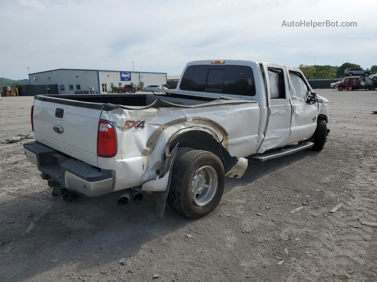 2016 Ford F350 Super Duty White vin: 1FT8W3DT2GEB57470