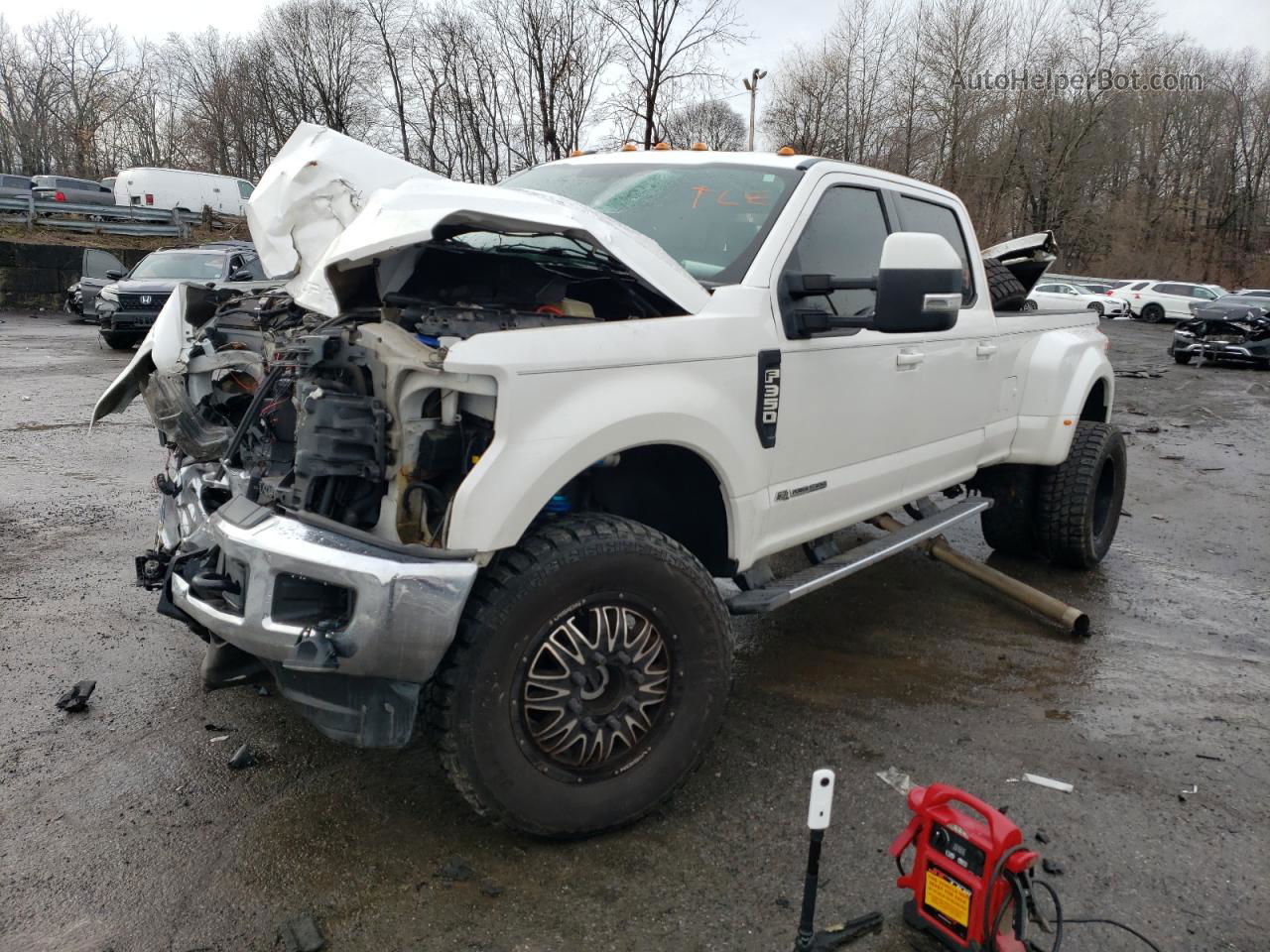 2017 Ford F350 Super Duty White vin: 1FT8W3DT2HEB78188