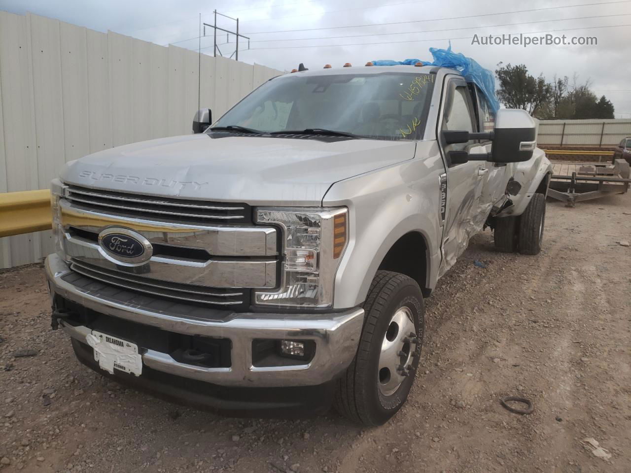 2019 Ford F350 Super Duty Серебряный vin: 1FT8W3DT2KEC22939