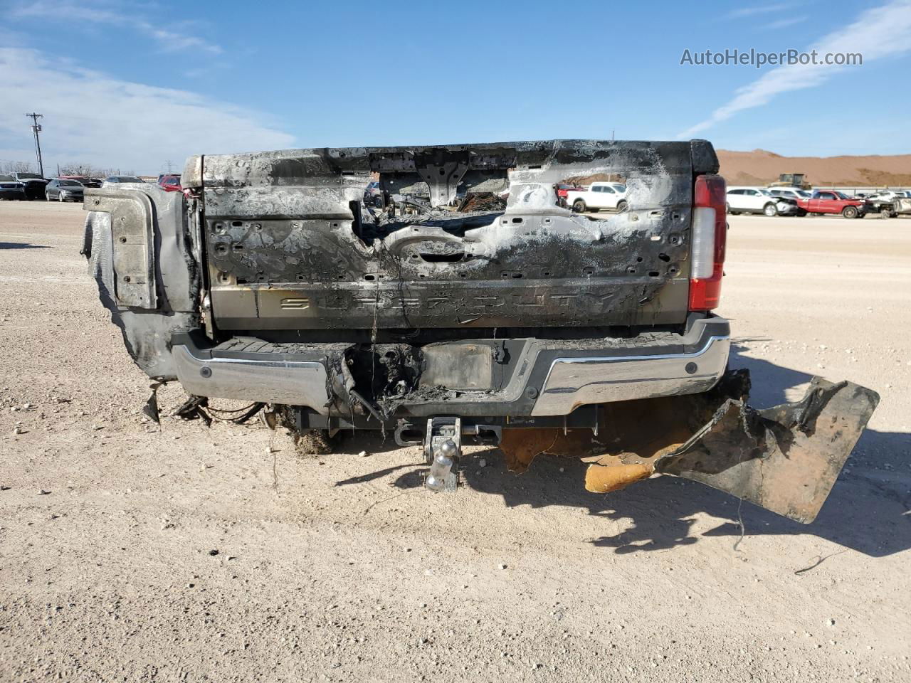 2019 Ford F350 Super Duty Пожар vin: 1FT8W3DT2KED64370