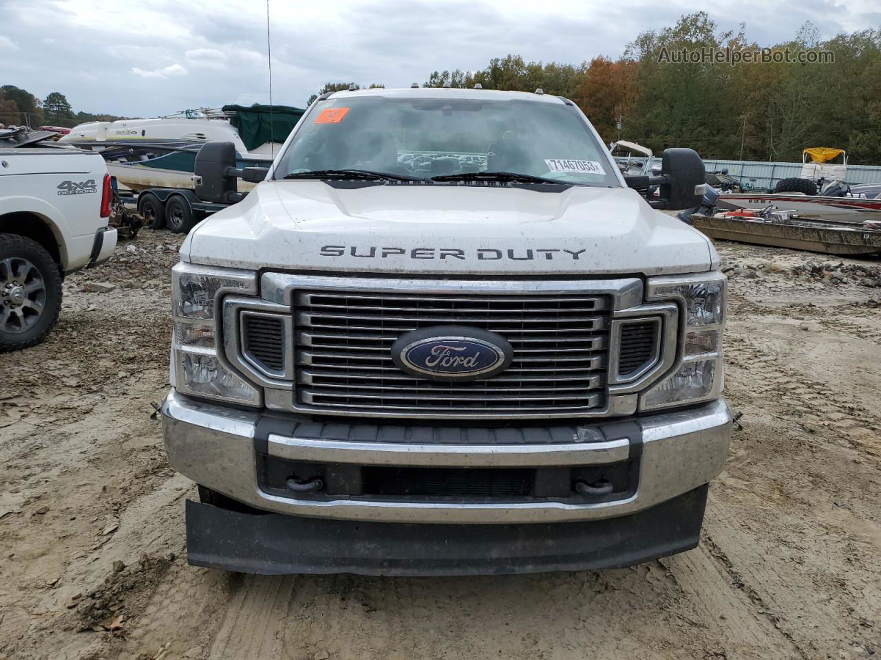 2020 Ford F350 Super Duty White vin: 1FT8W3DT2LEE57228