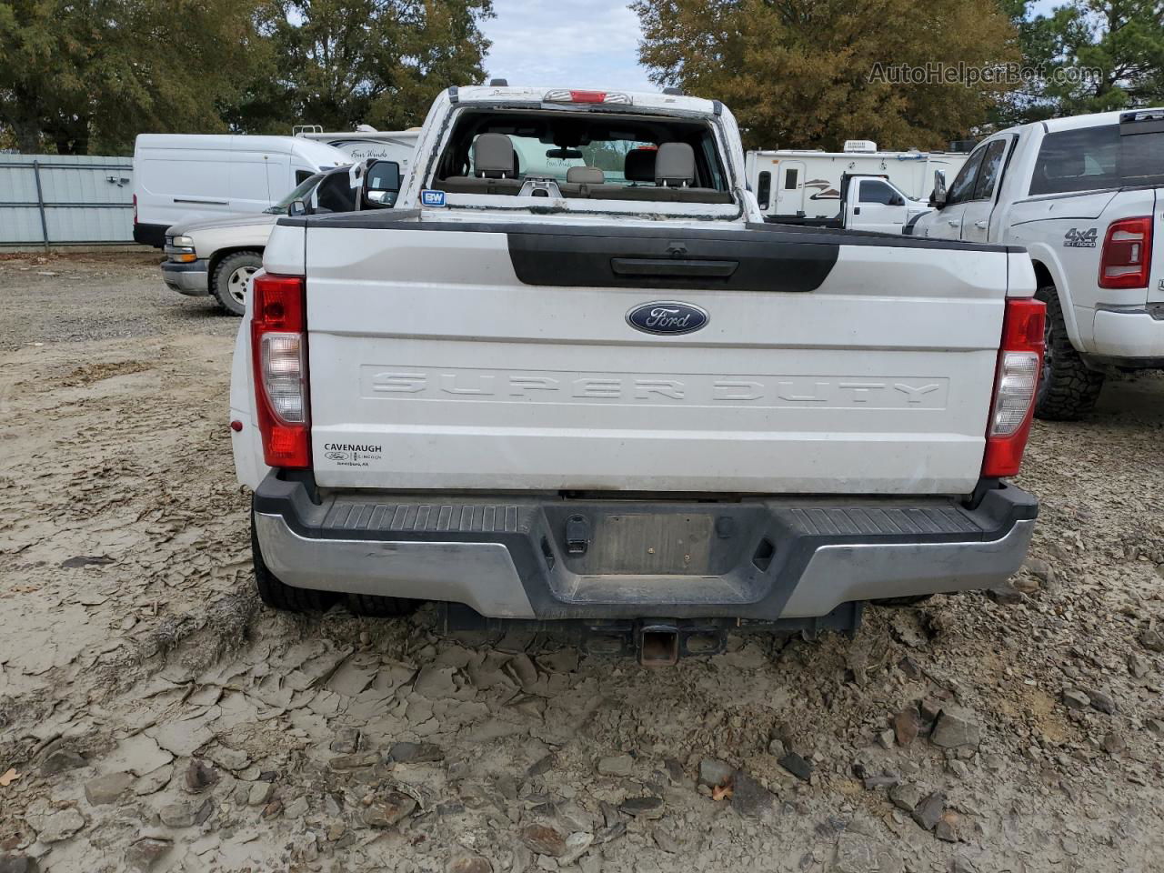 2020 Ford F350 Super Duty White vin: 1FT8W3DT2LEE57228