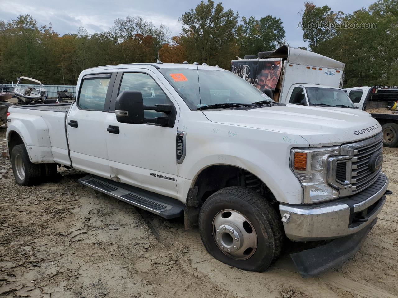 2020 Ford F350 Super Duty White vin: 1FT8W3DT2LEE57228