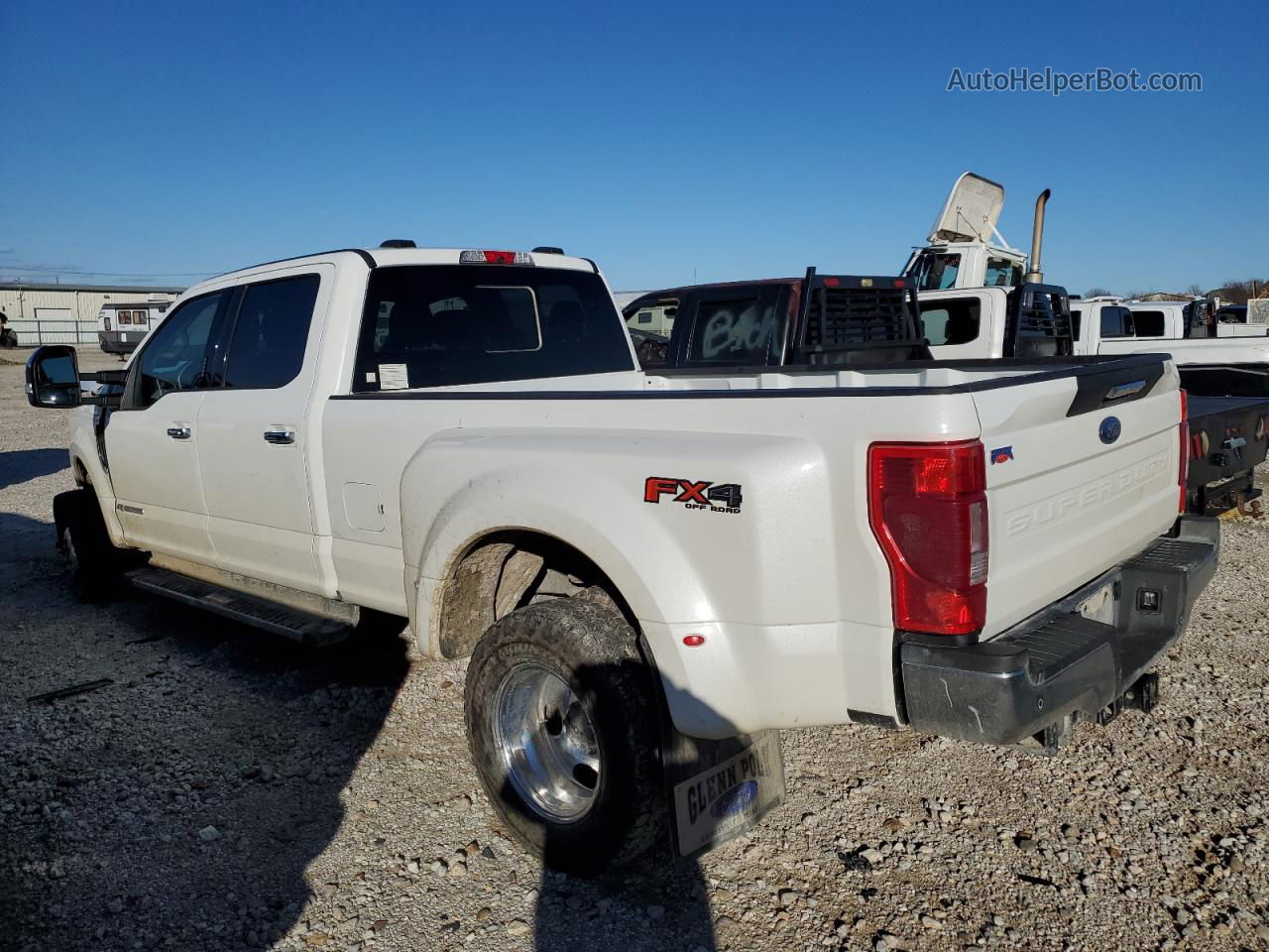 2020 Ford F350 Super Duty White vin: 1FT8W3DT2LEE84722