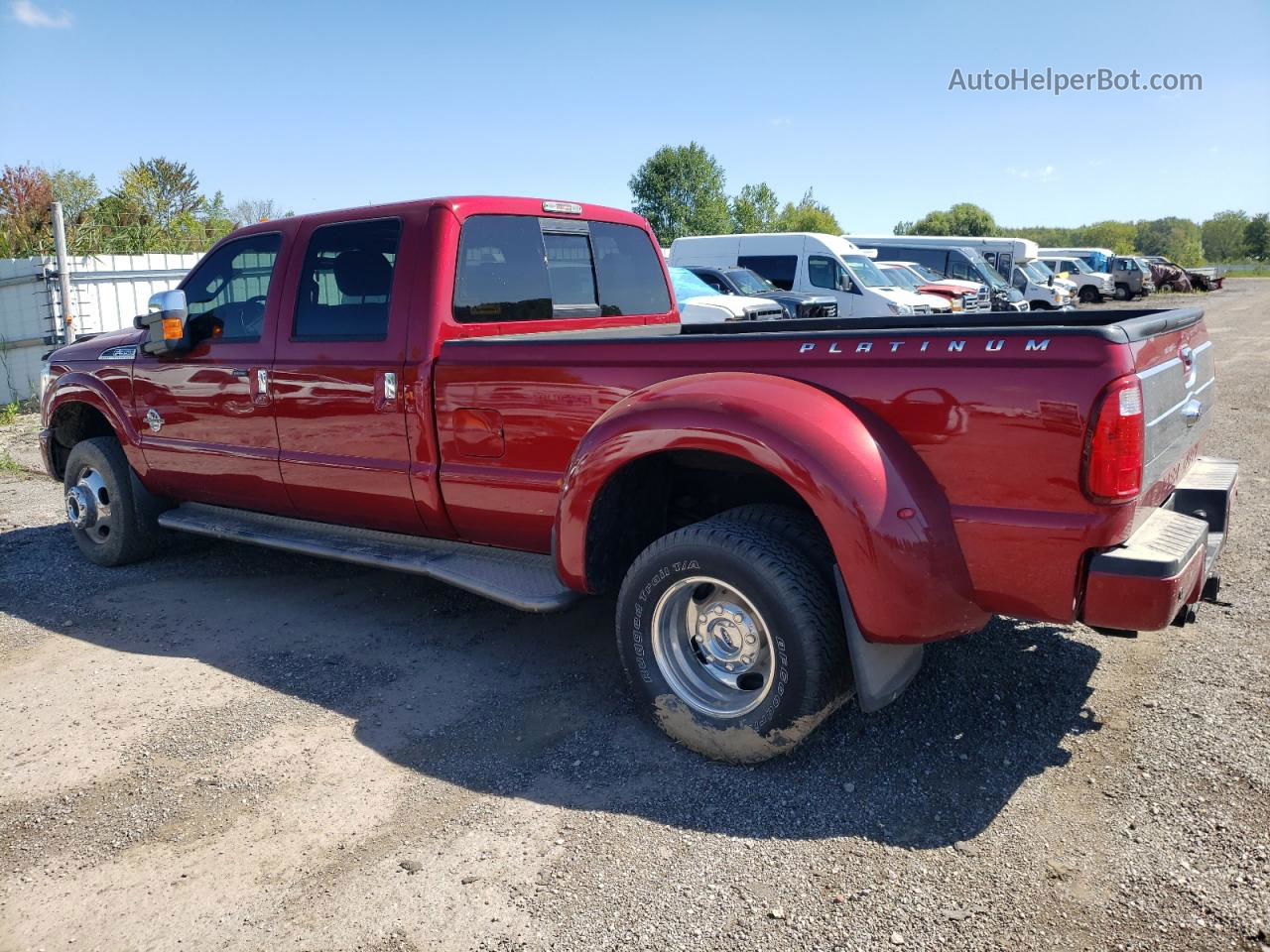 2016 Ford F350 Super Duty Red vin: 1FT8W3DT3GEC68626