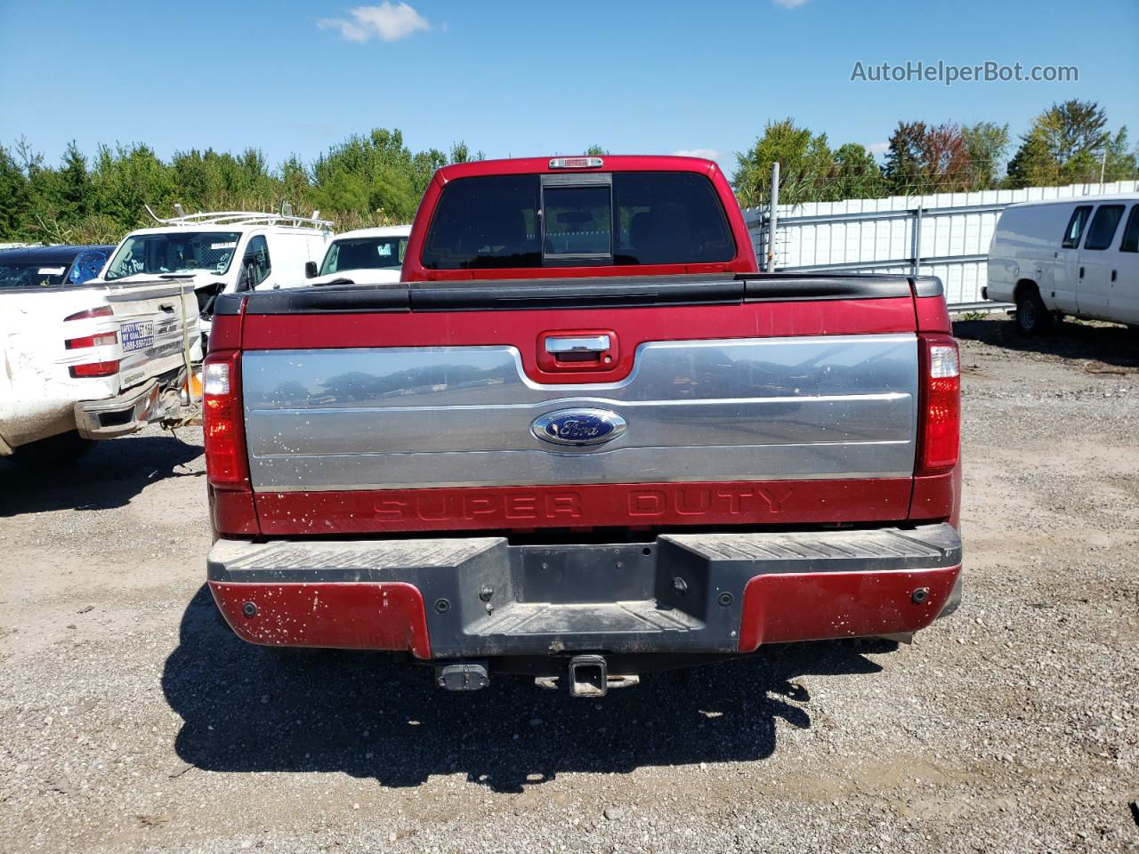 2016 Ford F350 Super Duty Red vin: 1FT8W3DT3GEC68626