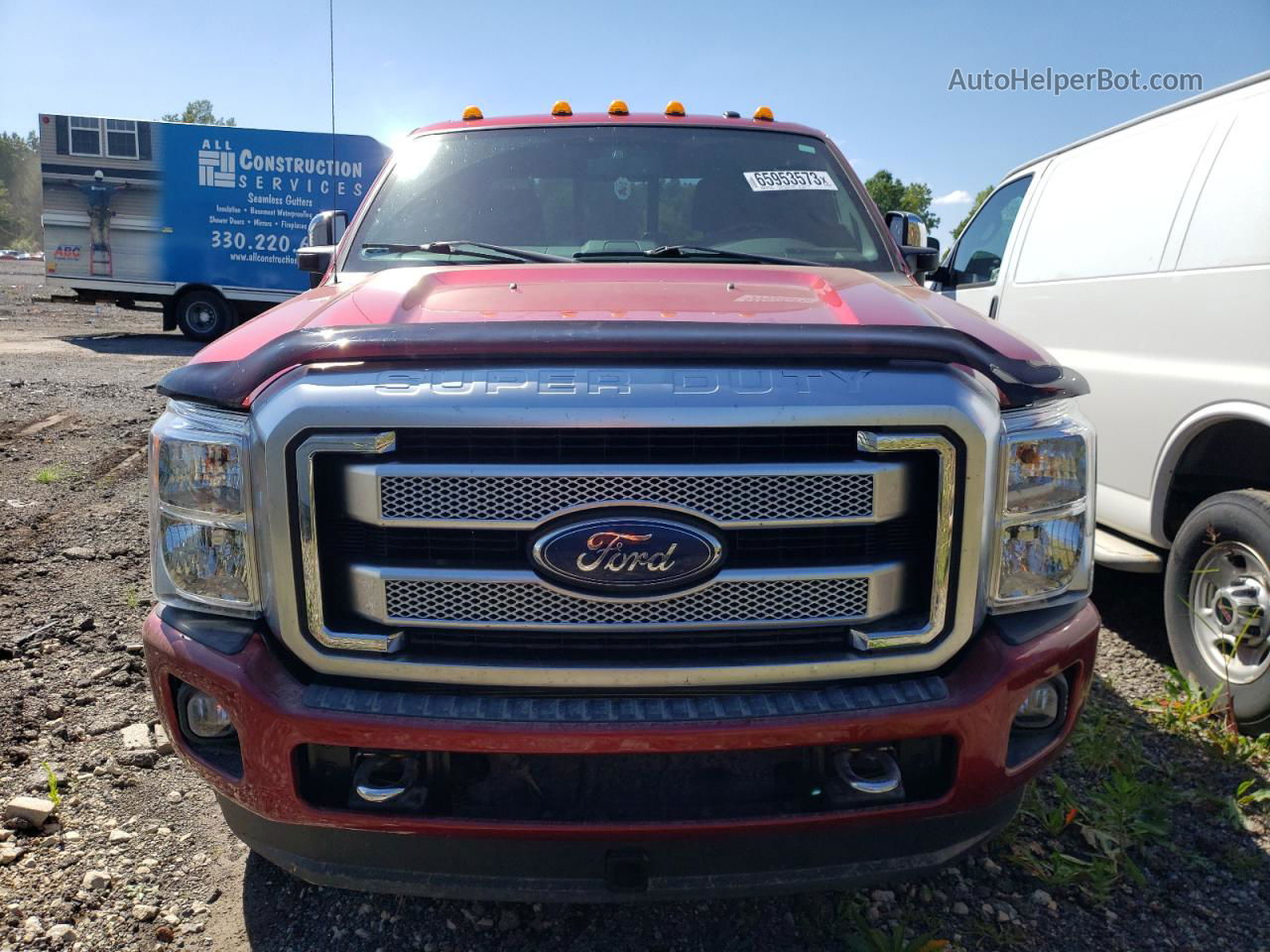 2016 Ford F350 Super Duty Red vin: 1FT8W3DT3GEC68626