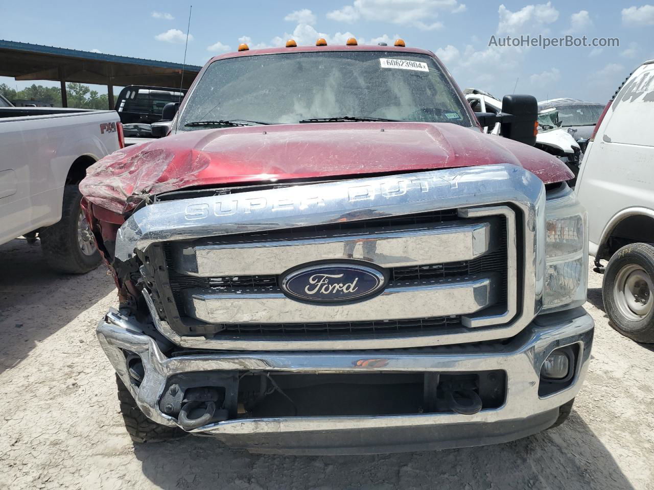 2016 Ford F350 Super Duty Burgundy vin: 1FT8W3DT3GEC68917