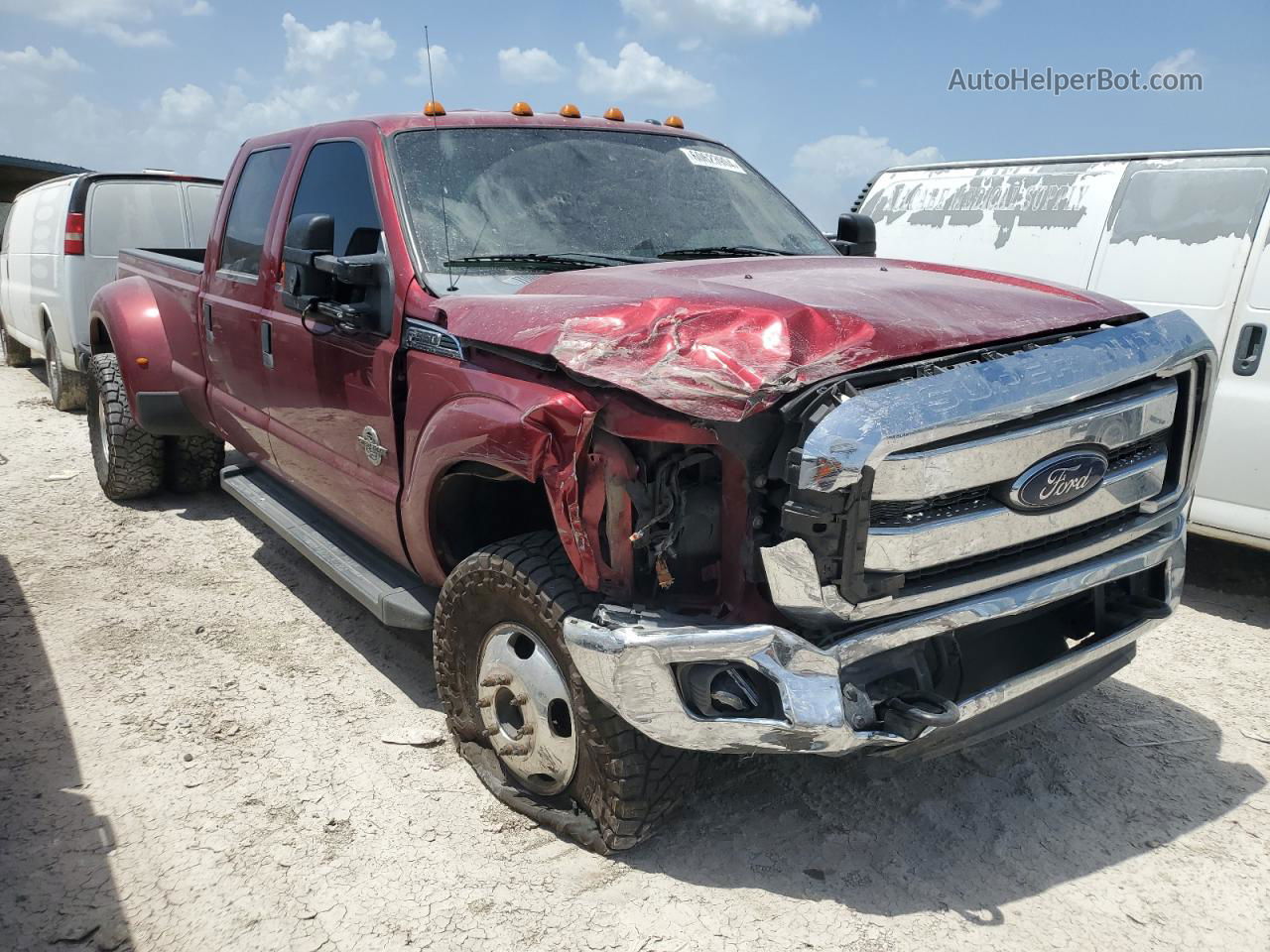 2016 Ford F350 Super Duty Burgundy vin: 1FT8W3DT3GEC68917