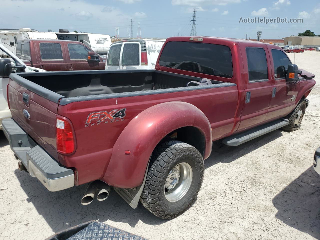 2016 Ford F350 Super Duty Burgundy vin: 1FT8W3DT3GEC68917