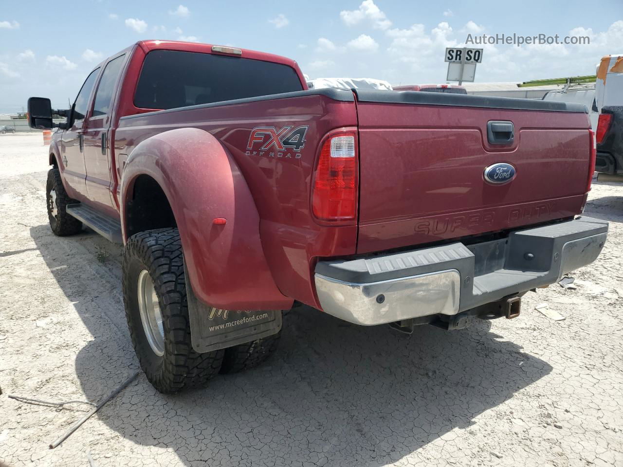 2016 Ford F350 Super Duty Burgundy vin: 1FT8W3DT3GEC68917