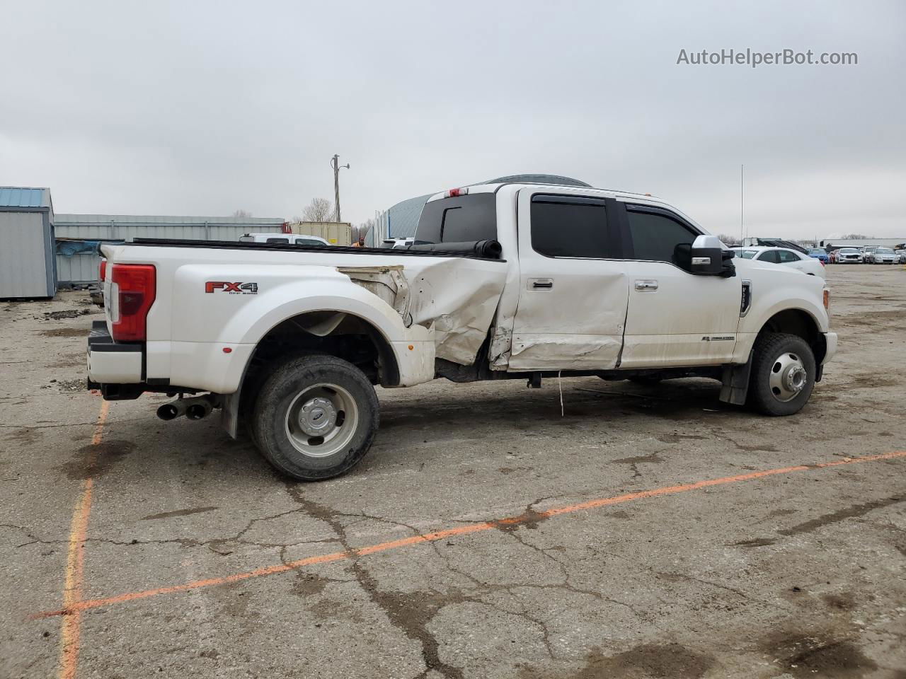 2017 Ford F350 Super Duty White vin: 1FT8W3DT3HEE70934