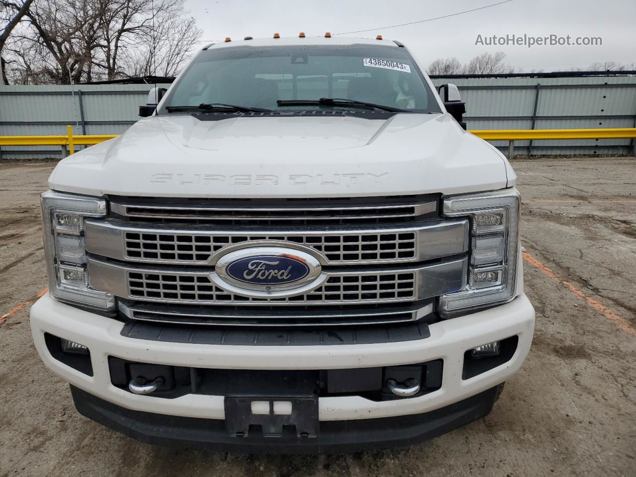 2017 Ford F350 Super Duty White vin: 1FT8W3DT3HEE70934