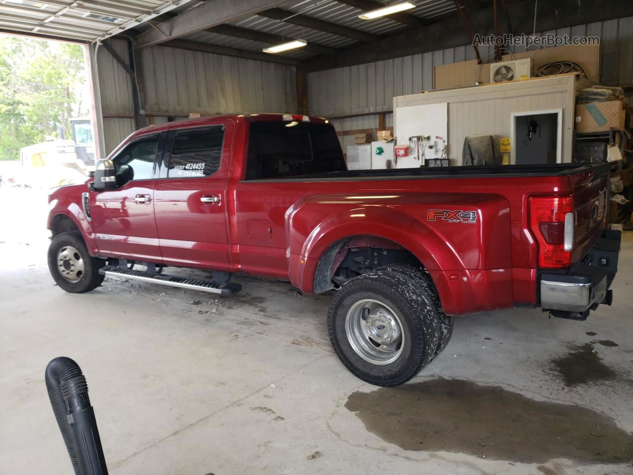 2019 Ford F350 Super Duty Red vin: 1FT8W3DT3KEG73572