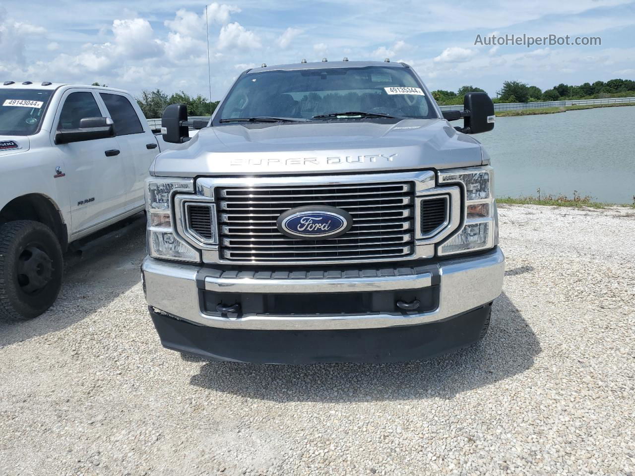 2020 Ford F350 Super Duty Silver vin: 1FT8W3DT3LEC44045