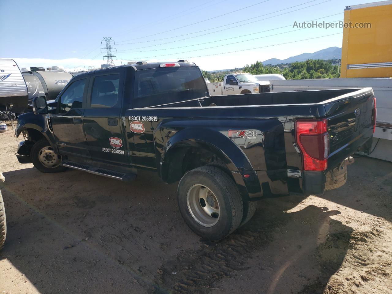 2020 Ford F350 Super Duty Черный vin: 1FT8W3DT3LEC89163